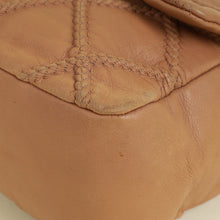 Chanel Camel Embossed Diamond Stitch Flap Bag