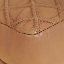 Chanel Camel Embossed Diamond Stitch Flap Bag
