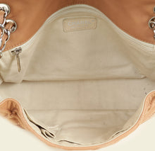 Chanel Camel Embossed Diamond Stitch Flap Bag