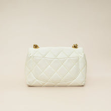 Chanel White CC Quilted Flap Shoulder Bag