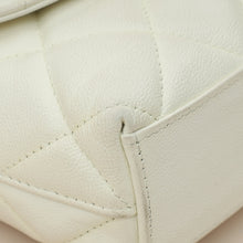Chanel White CC Quilted Flap Shoulder Bag
