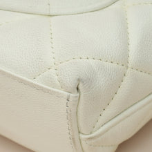 Chanel White CC Quilted Flap Shoulder Bag