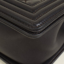 Chanel Chocolate Brown Le Boy Flap Medium Shoulder Bag