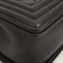 Chanel Chocolate Brown Le Boy Flap Medium Shoulder Bag