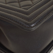 Chanel Chocolate Brown Le Boy Flap Medium Shoulder Bag