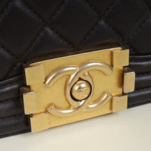 Chanel Chocolate Brown Le Boy Flap Medium Shoulder Bag