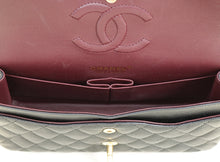 Chanel Black CC Classic Double Flap Medium Bag