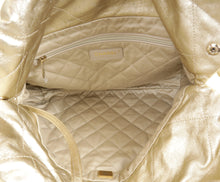 Chanel Gold 22 Shiny Small Handbag Bag