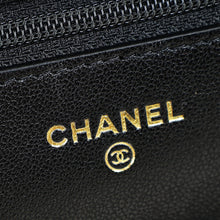 Chanel Black CC Chanel 19 Wallet On Chain