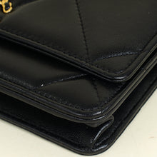 Chanel Black CC Chanel 19 Wallet On Chain