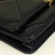 Chanel Black CC Chanel 19 Wallet On Chain