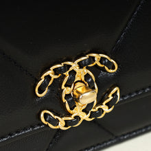 Chanel Black CC Chanel 19 Wallet On Chain