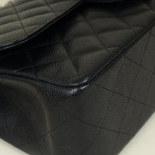 Chanel Black CC Classic Double Flap Jumbo Bag