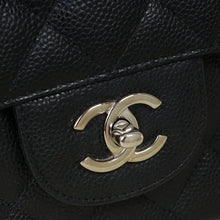 Chanel Black CC Classic Double Flap Jumbo Bag