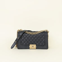 Chanel Black Le Boy Quilted Medium Bag