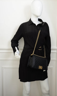 Chanel Black Le Boy Quilted Medium Bag