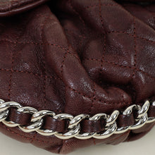 Chanel Burgundy Chain Around Small Flap Bag