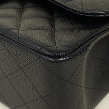 Chanel Black Classic Double Flap Jumbo Bag