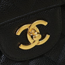 Chanel Black Classic Double Flap Jumbo Bag