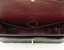 Chanel Black Classic Double Flap Jumbo Bag