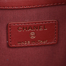 Chanel Dark Burgundy Le Boy O Case Medium Pouch