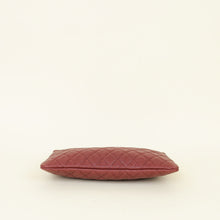 Chanel Dark Burgundy Le Boy O Case Medium Pouch
