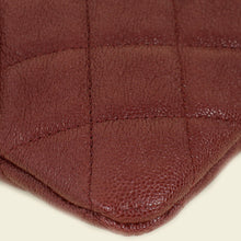 Chanel Dark Burgundy Le Boy O Case Medium Pouch