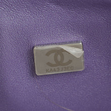 Chanel Metallic Purple Classic Double Flap Medium Bag