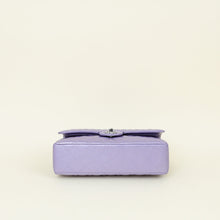 Chanel Metallic Purple Classic Double Flap Medium Bag