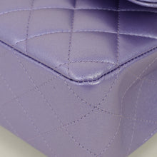 Chanel Metallic Purple Classic Double Flap Medium Bag