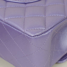 Chanel Metallic Purple Classic Double Flap Medium Bag