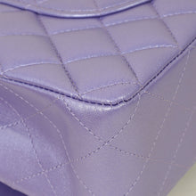 Chanel Metallic Purple Classic Double Flap Medium Bag