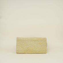 Chanel Yellow Boucle Deauville Shopping Tote Large Bag