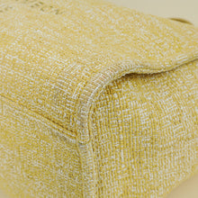 Chanel Yellow Boucle Deauville Shopping Tote Large Bag