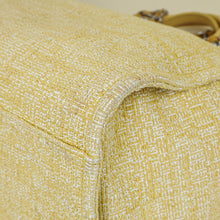 Chanel Yellow Boucle Deauville Shopping Tote Large Bag