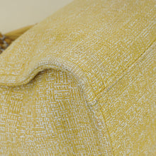 Chanel Yellow Boucle Deauville Shopping Tote Large Bag