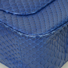 Chanel Blue Python Classic Mini Flap Bag