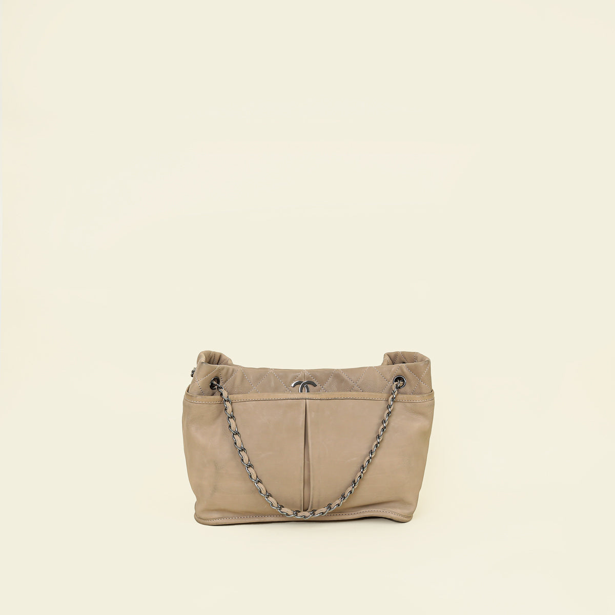 Chanel Dark Beige Natural Beauty Tote Bag