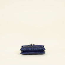 Chanel Blue Mini Hampton Flap Shoulder Bag