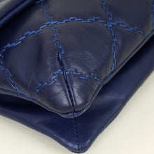 Chanel Blue Mini Hampton Flap Shoulder Bag