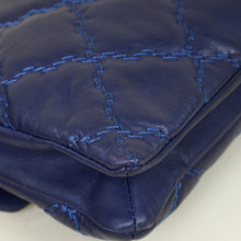 Chanel Blue Mini Hampton Flap Shoulder Bag