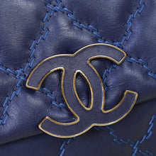 Chanel Blue Mini Hampton Flap Shoulder Bag