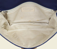 Chanel Blue Mini Hampton Flap Shoulder Bag