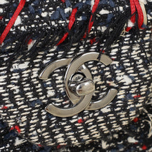 Chanel Multicolor Tweed Pompom Paris Dubai Flap Jumbo Bag