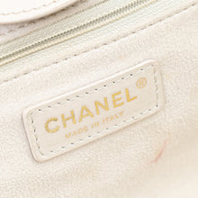 Chanel Ivory Studded Deauville Tote Bag