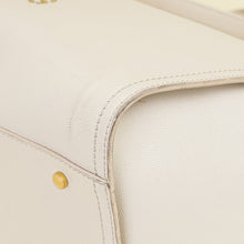 Chanel Ivory Studded Deauville Tote Bag