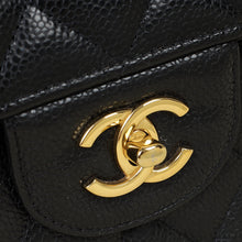 Chanel Black CC Classic Double Flap Jumbo Bag