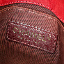 Chanel Red CC Whipstitch Mini Square Flap Bag