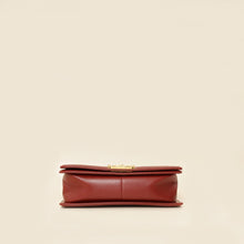 Chanel Burgundy Le Boy Medium Flap Bag