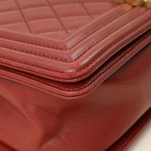 Chanel Burgundy Le Boy Medium Flap Bag